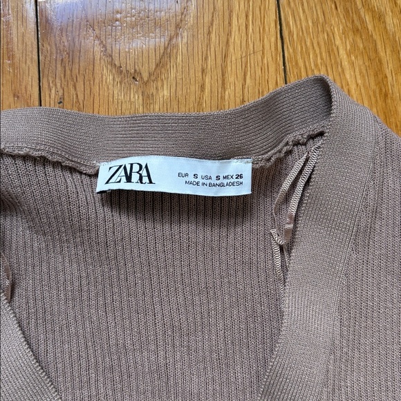 Zara Ribbed Button-front Cardigan - Picture 2 of 6